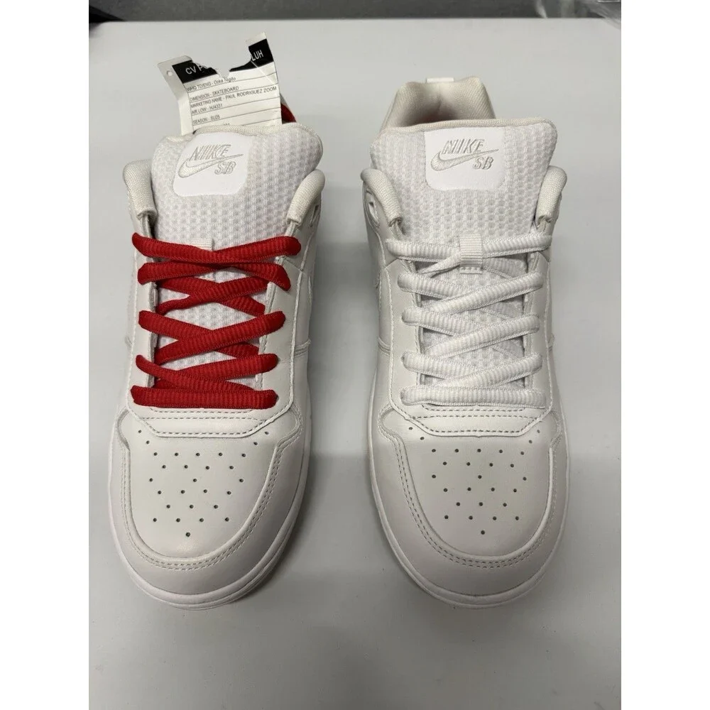 1/1 Sample PRod Nike SB Zoom Air Low Paul Rodriguez 1 Triple White Auto 10m